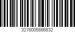 Código de barras (EAN, GTIN, SKU, ISBN): '3276005666832'