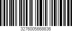 Código de barras (EAN, GTIN, SKU, ISBN): '3276005668836'