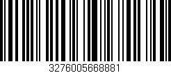 Código de barras (EAN, GTIN, SKU, ISBN): '3276005668881'