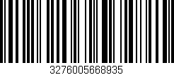 Código de barras (EAN, GTIN, SKU, ISBN): '3276005668935'