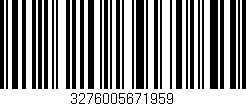 Código de barras (EAN, GTIN, SKU, ISBN): '3276005671959'
