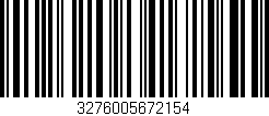 Código de barras (EAN, GTIN, SKU, ISBN): '3276005672154'