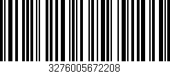 Código de barras (EAN, GTIN, SKU, ISBN): '3276005672208'