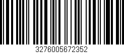 Código de barras (EAN, GTIN, SKU, ISBN): '3276005672352'