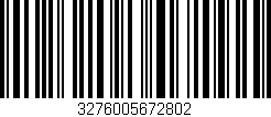 Código de barras (EAN, GTIN, SKU, ISBN): '3276005672802'