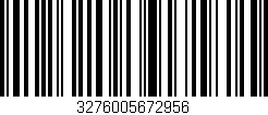 Código de barras (EAN, GTIN, SKU, ISBN): '3276005672956'