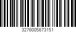 Código de barras (EAN, GTIN, SKU, ISBN): '3276005673151'