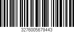 Código de barras (EAN, GTIN, SKU, ISBN): '3276005679443'