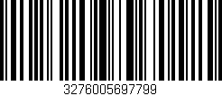 Código de barras (EAN, GTIN, SKU, ISBN): '3276005697799'