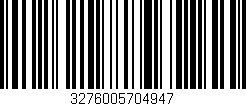 Código de barras (EAN, GTIN, SKU, ISBN): '3276005704947'