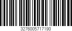 Código de barras (EAN, GTIN, SKU, ISBN): '3276005717190'