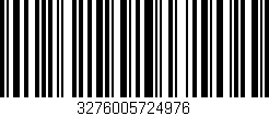 Código de barras (EAN, GTIN, SKU, ISBN): '3276005724976'