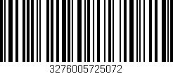 Código de barras (EAN, GTIN, SKU, ISBN): '3276005725072'