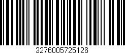 Código de barras (EAN, GTIN, SKU, ISBN): '3276005725126'