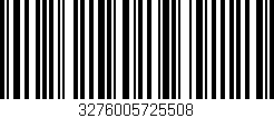 Código de barras (EAN, GTIN, SKU, ISBN): '3276005725508'