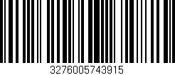 Código de barras (EAN, GTIN, SKU, ISBN): '3276005743915'