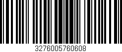 Código de barras (EAN, GTIN, SKU, ISBN): '3276005760608'