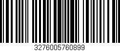 Código de barras (EAN, GTIN, SKU, ISBN): '3276005760899'