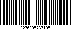 Código de barras (EAN, GTIN, SKU, ISBN): '3276005767195'
