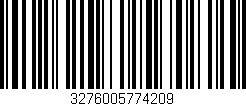 Código de barras (EAN, GTIN, SKU, ISBN): '3276005774209'