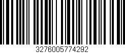 Código de barras (EAN, GTIN, SKU, ISBN): '3276005774292'