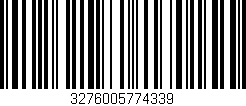 Código de barras (EAN, GTIN, SKU, ISBN): '3276005774339'