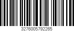Código de barras (EAN, GTIN, SKU, ISBN): '3276005792265'
