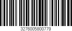 Código de barras (EAN, GTIN, SKU, ISBN): '3276005800779'