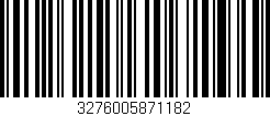 Código de barras (EAN, GTIN, SKU, ISBN): '3276005871182'