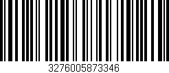 Código de barras (EAN, GTIN, SKU, ISBN): '3276005873346'