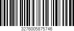 Código de barras (EAN, GTIN, SKU, ISBN): '3276005875746'