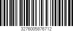 Código de barras (EAN, GTIN, SKU, ISBN): '3276005876712'