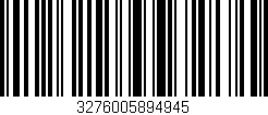Código de barras (EAN, GTIN, SKU, ISBN): '3276005894945'