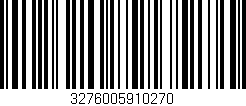Código de barras (EAN, GTIN, SKU, ISBN): '3276005910270'
