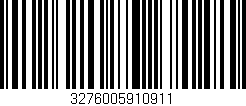 Código de barras (EAN, GTIN, SKU, ISBN): '3276005910911'