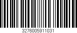 Código de barras (EAN, GTIN, SKU, ISBN): '3276005911031'