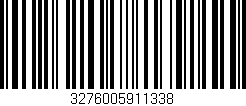 Código de barras (EAN, GTIN, SKU, ISBN): '3276005911338'