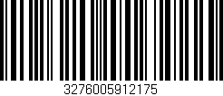 Código de barras (EAN, GTIN, SKU, ISBN): '3276005912175'