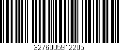 Código de barras (EAN, GTIN, SKU, ISBN): '3276005912205'