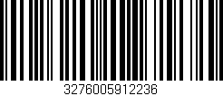 Código de barras (EAN, GTIN, SKU, ISBN): '3276005912236'