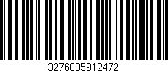 Código de barras (EAN, GTIN, SKU, ISBN): '3276005912472'