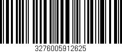 Código de barras (EAN, GTIN, SKU, ISBN): '3276005912625'