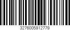 Código de barras (EAN, GTIN, SKU, ISBN): '3276005912779'