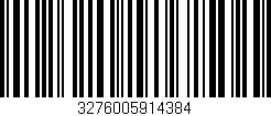 Código de barras (EAN, GTIN, SKU, ISBN): '3276005914384'