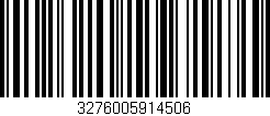 Código de barras (EAN, GTIN, SKU, ISBN): '3276005914506'