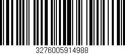 Código de barras (EAN, GTIN, SKU, ISBN): '3276005914988'
