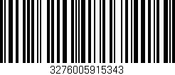 Código de barras (EAN, GTIN, SKU, ISBN): '3276005915343'