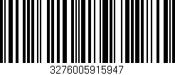 Código de barras (EAN, GTIN, SKU, ISBN): '3276005915947'