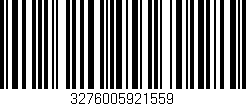 Código de barras (EAN, GTIN, SKU, ISBN): '3276005921559'