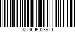 Código de barras (EAN, GTIN, SKU, ISBN): '3276005935570'